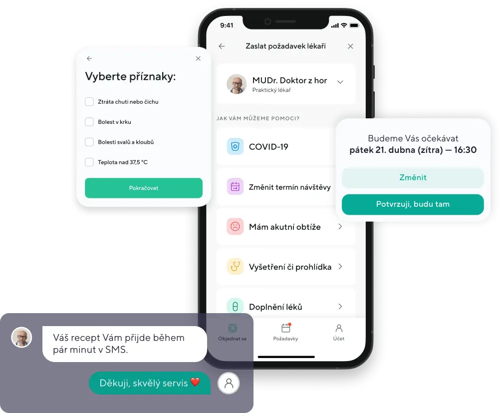 Medevio aplikace — objednání k lékaři online